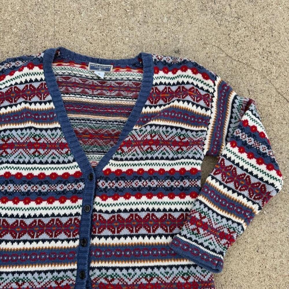 Vintage 90s womens knit cardigan Large